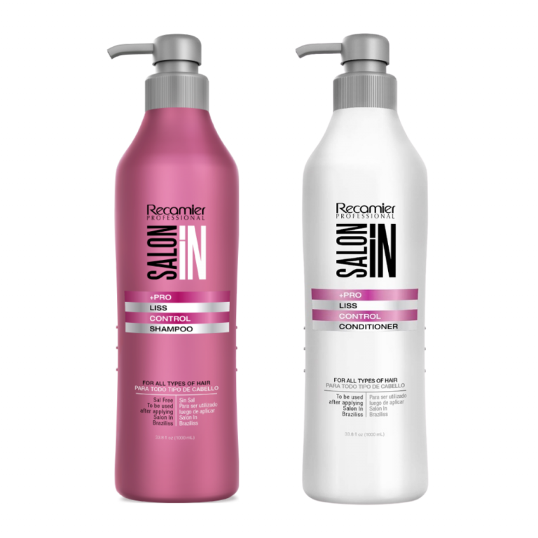 Duo Sin Sal Para Cabello Alisado Shampoo + Acondicionador 1lt Liss Control Salon In
