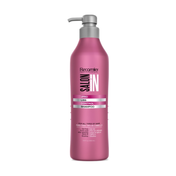 Shampoo Sin Sal Para Cabello Alisado 1Lt Liss Control Salon In Recamier Pro