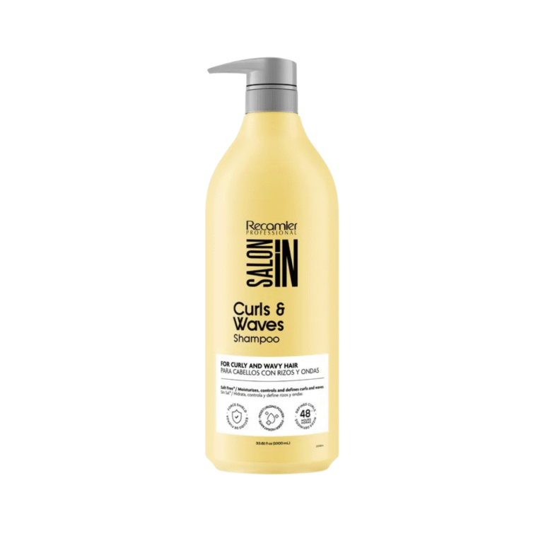 Shampoo Sin Sal Cabello Rizos 1lt Curls Y Waves Salon In