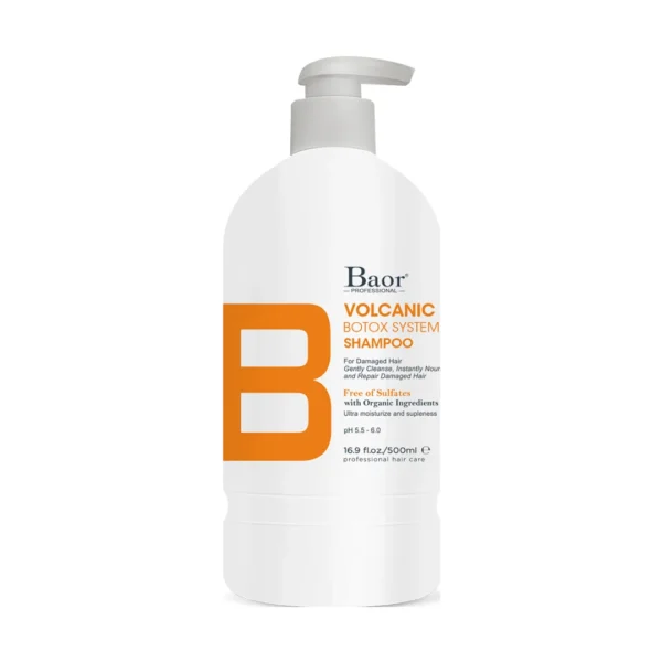 Shampoo Sin Sal Cabello Seco B Volcanic Mud 500Ml Baor