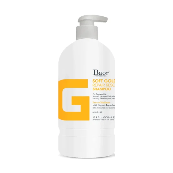 Shampoo Sin Sal Cabello Tinturado G Soft Gold 500Ml Baor