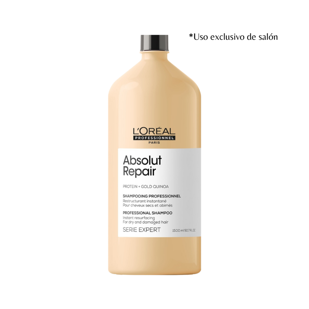 Shampoo Absolut Repair 1500 Ml Loreal Professionnel Para Cabello Dañado 3589