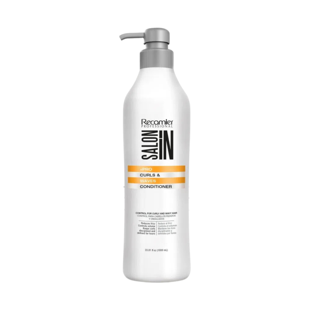 Acondicionador Sin Sal Cabello Rizos 1lt Curls Y Waves Salon In