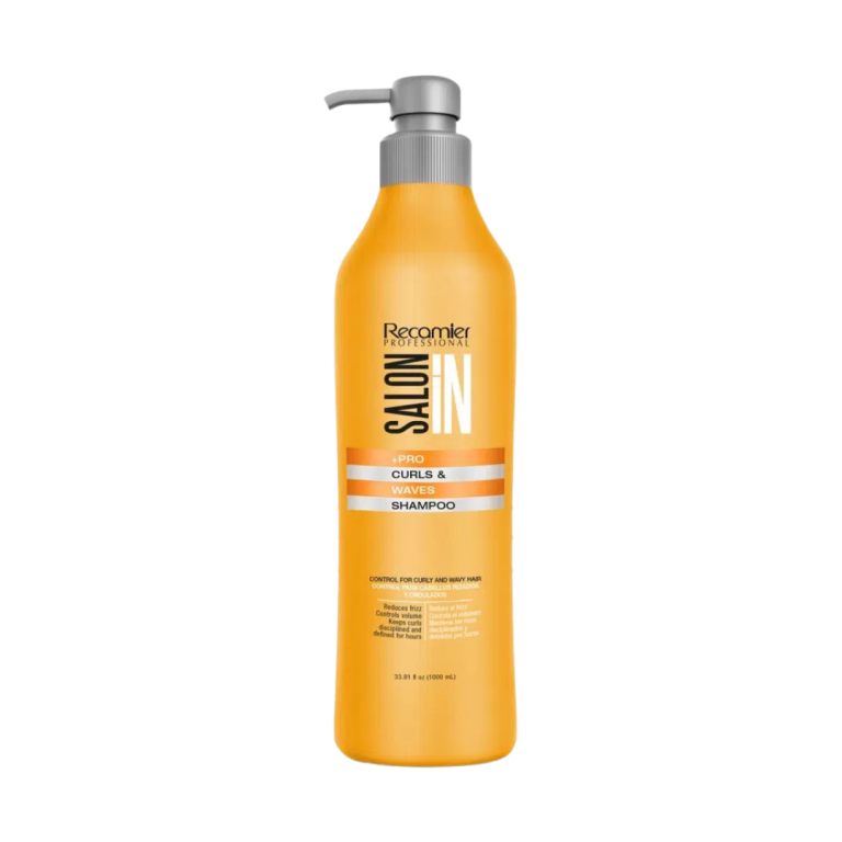 Shampoo Sin Sal Cabello Rizos 1lt Curls Y Waves Salon In