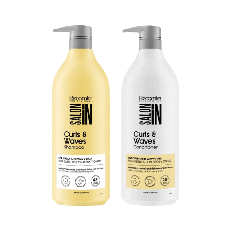 Duo Shampoo Y Acondicionador Sin Sal Para Cabello Rizo Curls Y Waves Salon In