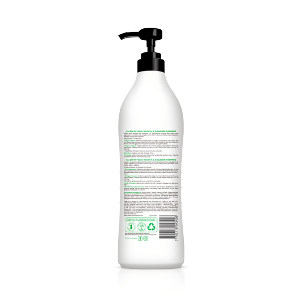 Shampoo Vegano Keratin Collagen Salon In Recamier Pro