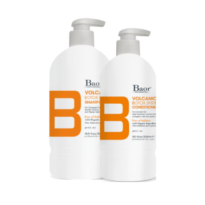 Duo Shampoo Y Acondicionador Sin Sal Para Cabello Seco B Volcanic Mud Baor Porfessional
