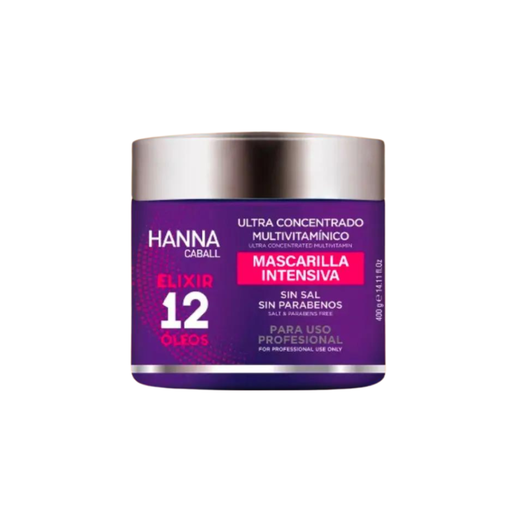 Mascarilla Intensiva 12 Oleos Hanna Caball 400 Gr