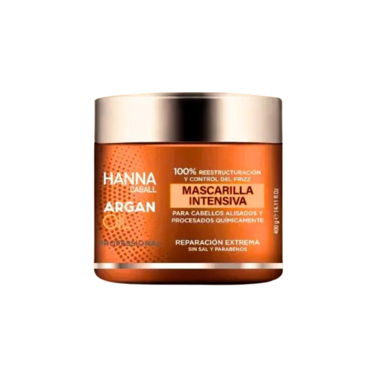 Mascarilla Intensiva Argan Oil Hanna Caball 400gr