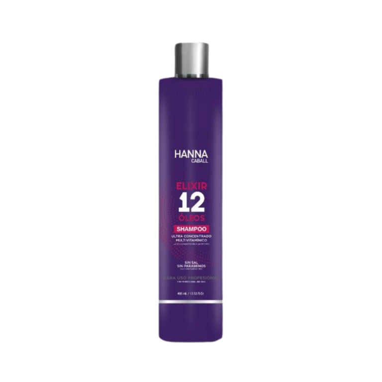 Shampoo Elixir 12 Oleos Hanna Caball 400ml