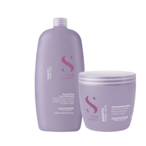 Duo Smooth Shampoo 1 Lt + Mascarilla 500Ml Alfaparf