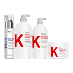 Kit Para Cabello Alisado K Keratin Care + Hydro Baor Profesional