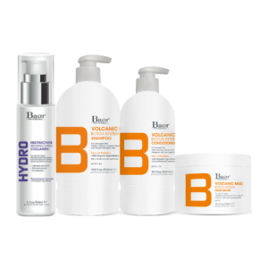 Kit Para Cabello Seco B Volcanic Mud + Hydro Baor Profesional