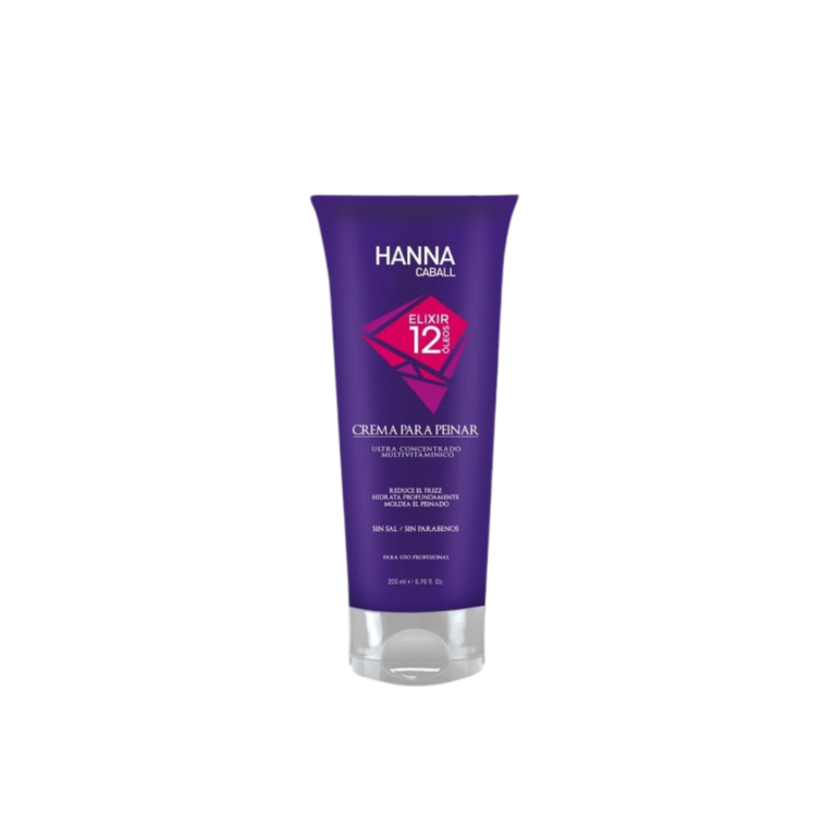 Crema De Peinar 12 Oleos 200ml Hanna Caball