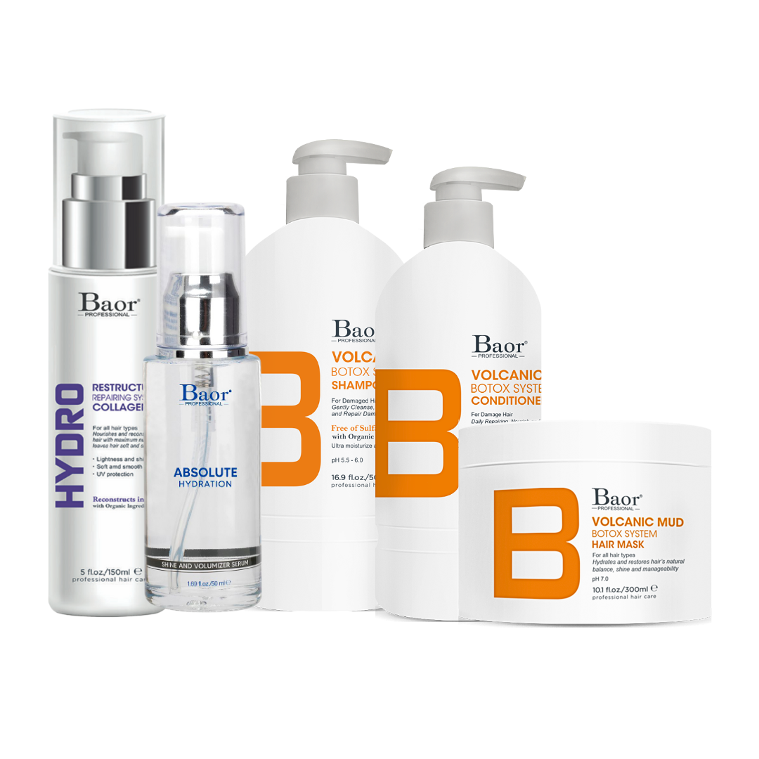 Mega Pack Volvanid Mud Para Cabello Seco B Baor Profesional