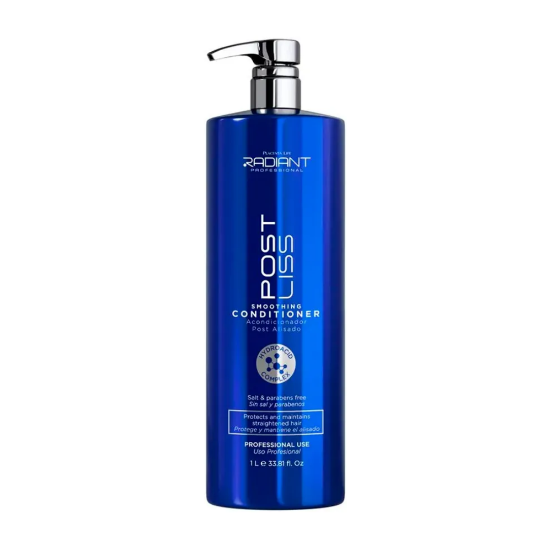 Envase de Acondicionador Radiant Post Liss 1 L para Cabello Alisado