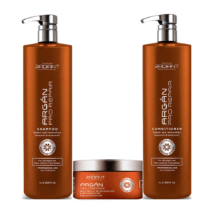 Tripack Radiant Argan Pro Repair Shampoo 1 L + Acondicionador 1 L + Mascarilla 350 g