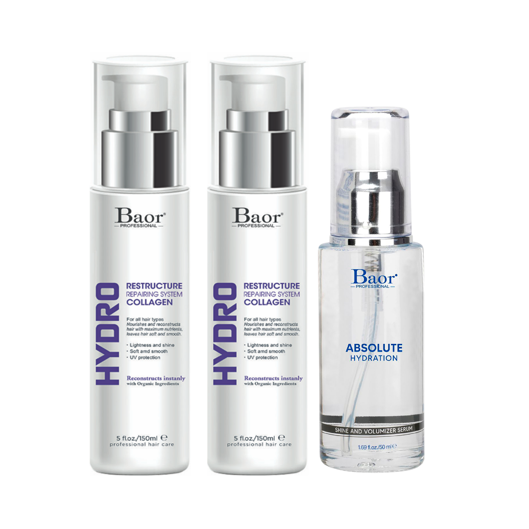 Duo Hydro Colageno Baor 150ml + 1 Serum Hidratante 50ml Baor Profesional