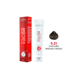 Radiant Filler Color Tinte 5.21 Castaño Irisado Ceniza Tubo 100ml